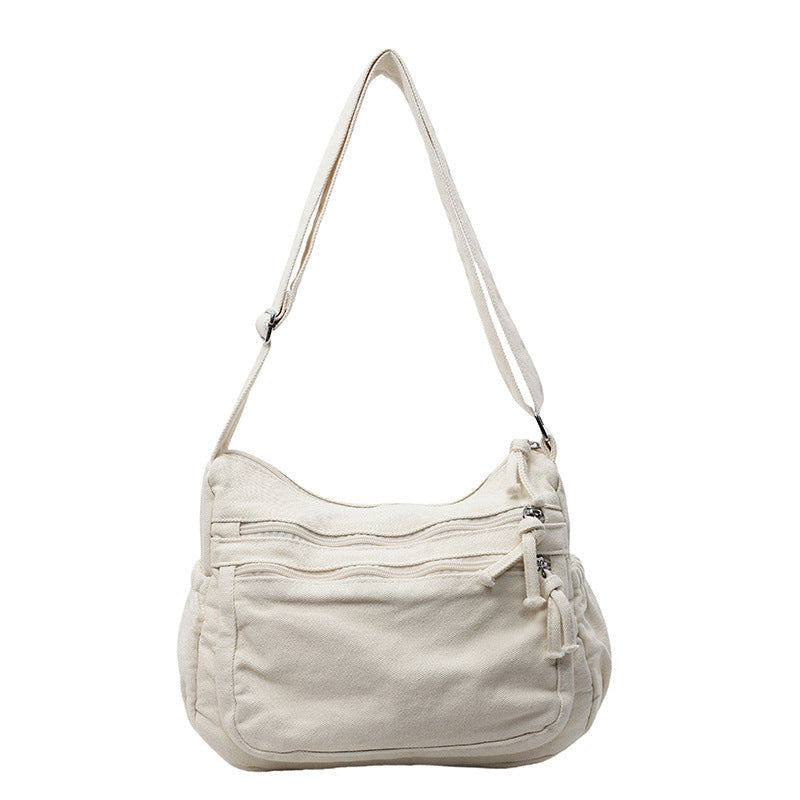 Pure Color All-matching Large Capacity Totes Women's New Fashion