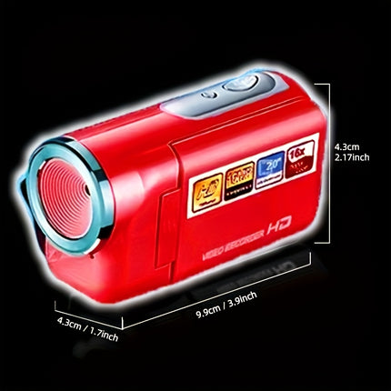 Handheld DV Camera 720P Vlogging 6x Zoom 1.2x Optical