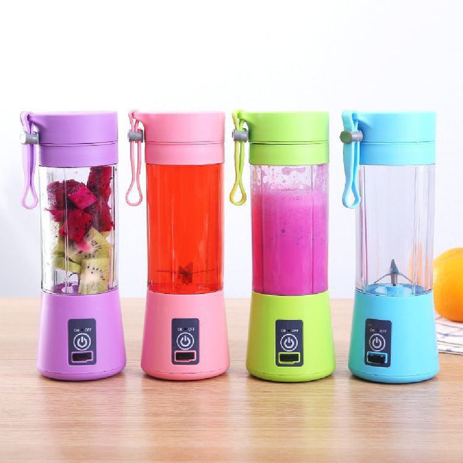 Portable Blender With USB Rechargeable Mini Kitchen Fruit Juice Mixer Hover Image