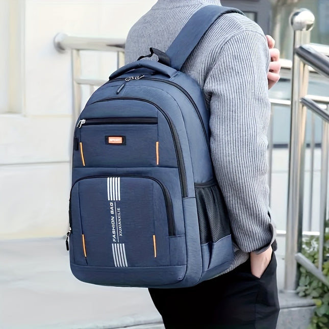 Men's Large Capacity Backpack With Laptop Compartment