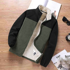 Polar Fleece Jacket Warm Thick Stand-up Collar Cardigan Coat