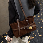 All-match One-shoulder Underarm Retro Commuter Tote