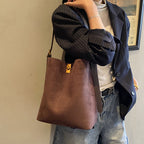 Retro Commuter All-match Fashion Simple Large-capacity Crossbody Bag