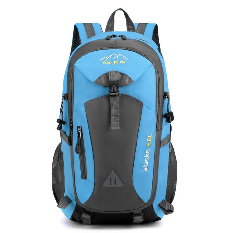 Polyester Men's Outdoor Mountaineering Bag Large Capacity Backpack