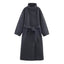 Women's Stand Collar Belt Overcoat Coat