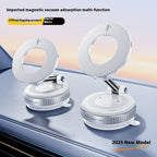 Magnetic Phone Holder With Vacuum Suction Foldable Adjustable Car Mount Magnetic Bracket Suction Nonslip For Busy Commuters