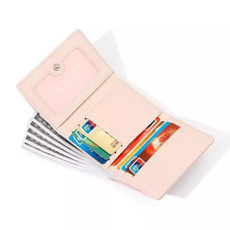 New Short Folding Small Wallet Women's Niche