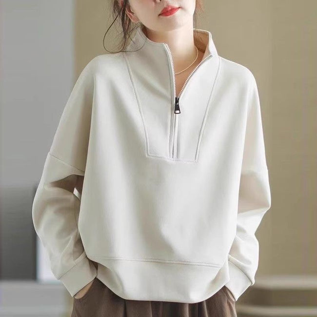 Long Sleeve Short Top Plus Size Women's Fashion Main Image