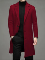 Men's Fashion Casual Slim-fit Woolen Coat