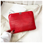 Stone Pattern Solid Color Tote Simple Small Square Bag