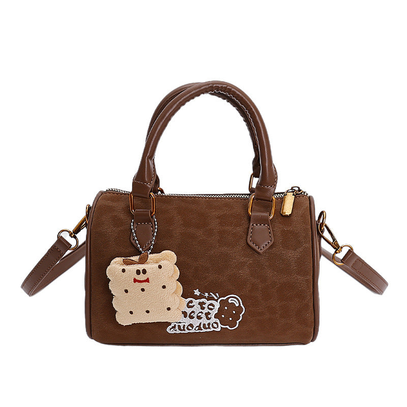 Bag Messenger Bag Female Textured Handbag Boston