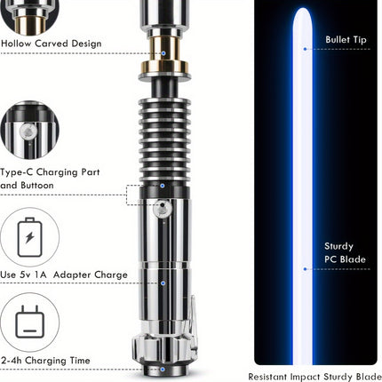 DUPENGDA Luke V1 RGB Pixel Heavy Metal Luminous Sword