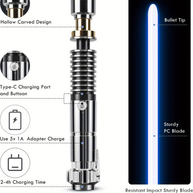 DUPENGDA Luke V1 RGB Pixel Heavy Metal Luminous Sword