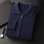 New Men's Cardigan Long Sleeve Sweater Coat