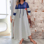 Long Sleeve Knee-length H-cut Front Pocket