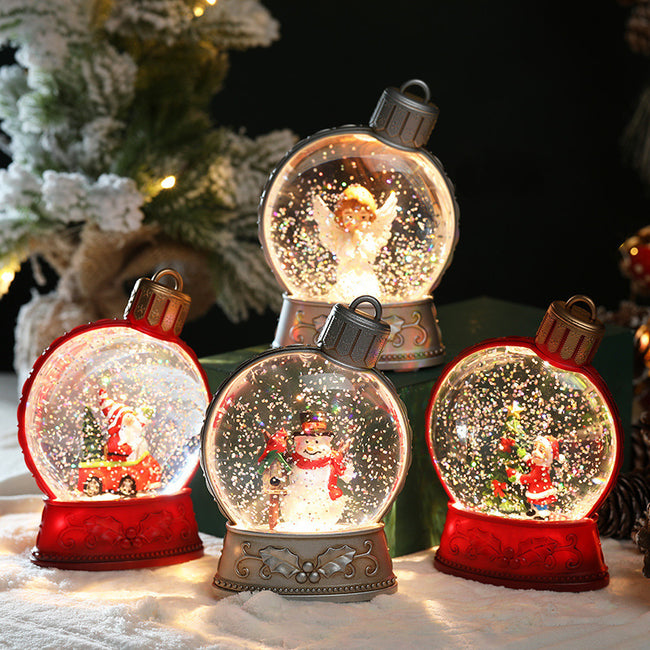 Christmas Holiday Decorations Luminous Simulation Flat Light LED Decoration Scene Layout Flame Light Home Decor Main Image
