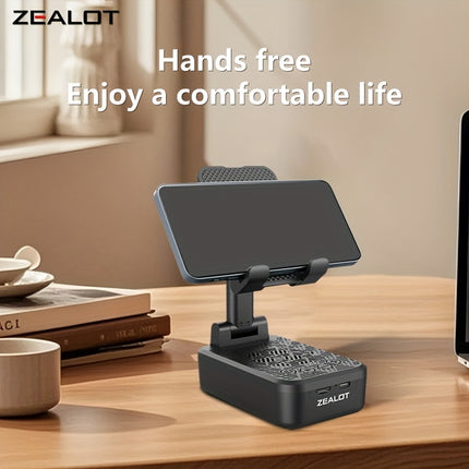 Zealot Z7 Wireless Speaker Phone Holder Dual Pairing USB C