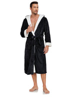 RONGTAI Ladies Long Fleece Bathrobe
