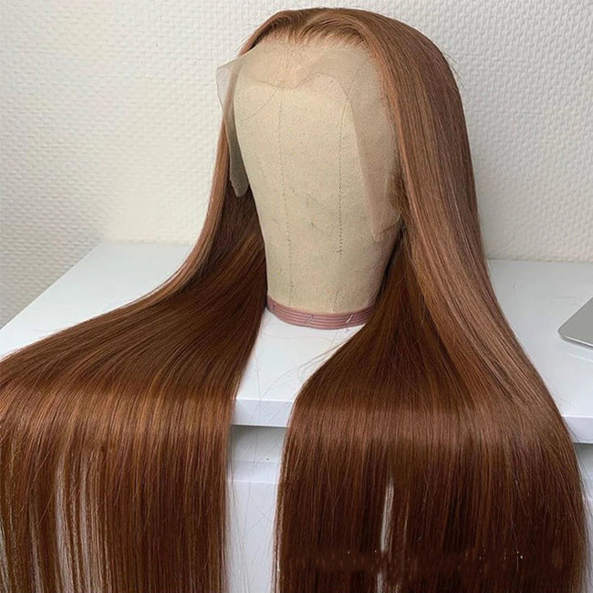 Brown Color Human Hair Wigs Human Hair Wig Hover Image