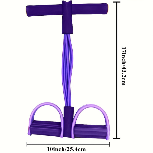 6 Tube Yoga Multifunction Resistance Band PVC Home Workout