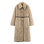 Women's Elegant Fleece Long Overcoat Outerwear
