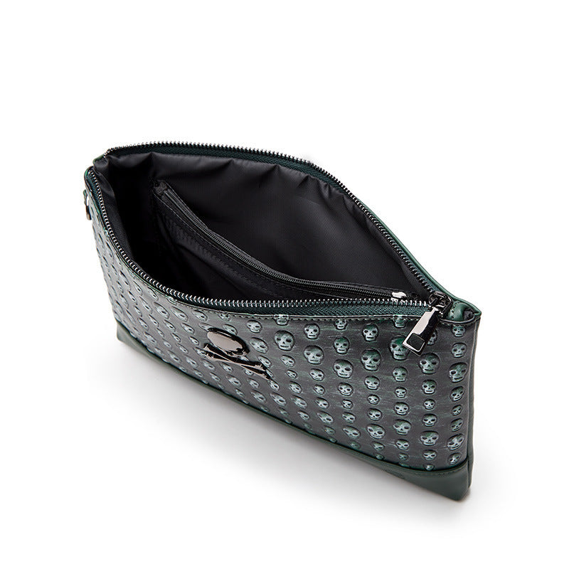 Retro Men's And Women's Skull Clutch