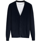 Knitted Cardigan Men's Sweater Coat Outer Wear Casual V-neck