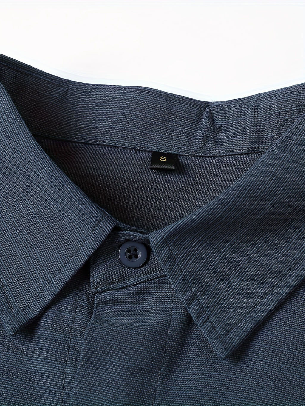 Loose Colored Lapel Long-sleeved Casual Men's Shirt For Teenagers