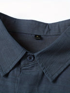 Loose Colored Lapel Long-sleeved Casual Men's Shirt For Teenagers