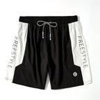 Polyester Men's Anti-embarrassment Comfortable Loose Large Size Five-point Beach Pants Quick-drying Can Be Washed