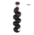 Body wave Brazilian hair curtain