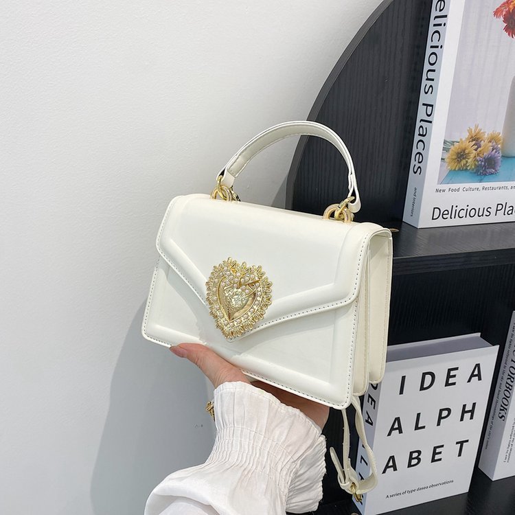 Fashion Portable Small Square Bag Flip Double Compartment