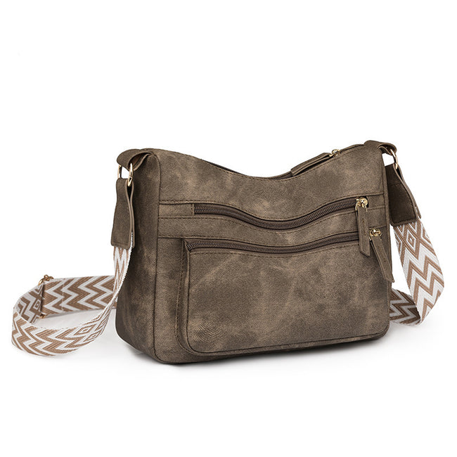 Large Capacity One Shoulder Crossbody New Women's Soft Leather Backpack Bag Main Image