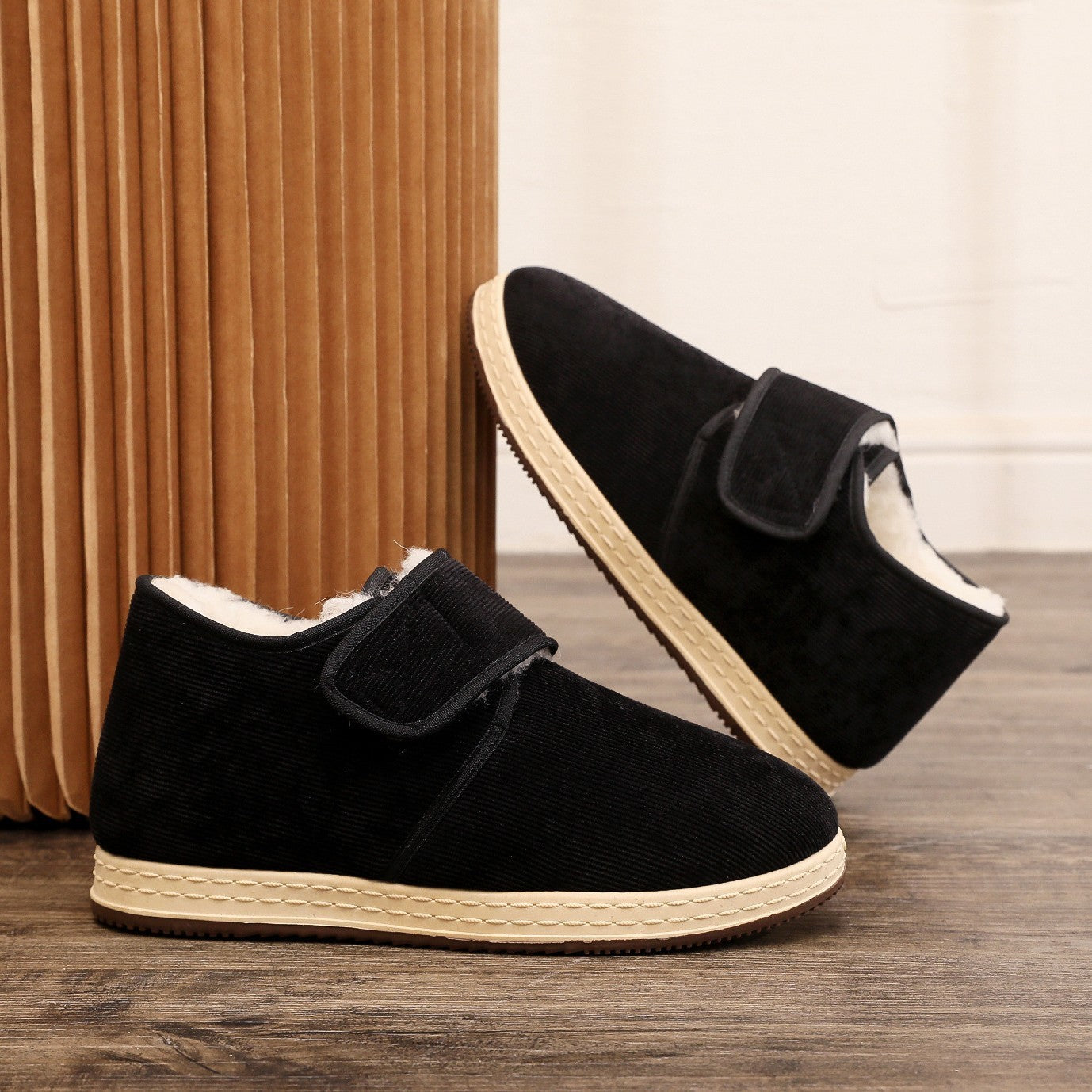 Soft Soled Velvet Thick Cotton Shoes Leisure Warm Comfortable