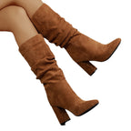 New European And American High Heel Slip-on Fashion Women's Boots