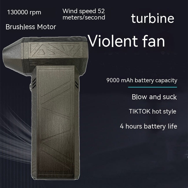 Turbo Fan Silent High Power Jet Fan Brushless Motor Air Duster Fast Recharging Dust Blower Air Blower Main Image