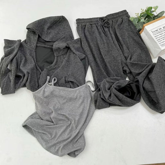 Korean Style Simple And Stylish Casual Sports Suit Main Image