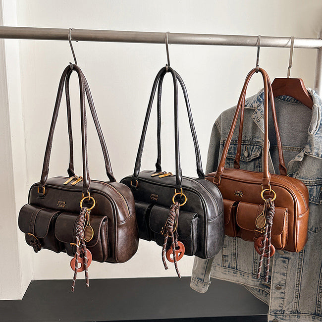 Retro Autumn And Winter New Large Capacity Ladies Bag Hover Image