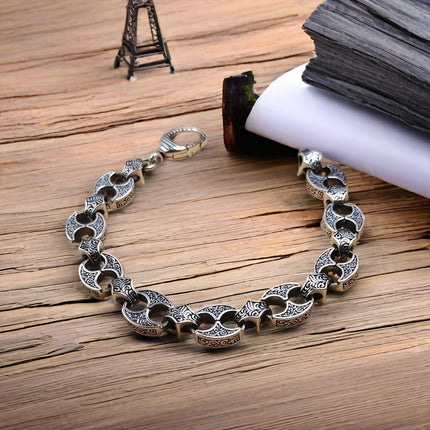 S925 Silver Simple Fashion Retro Craft Unisex Couple Gifts