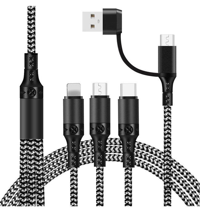 Fast Charging Five-in-one Data Cable, One For Three Charging Cables Hover Image