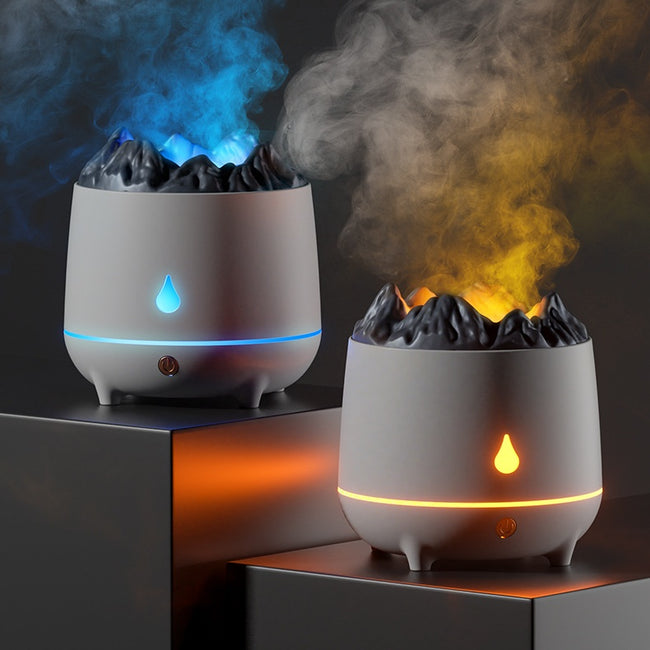 New Volcano Humidifier Flaming Mountain Aromatherapy Machine Volcano Diffuser Home Fog Volume Creativity Hover Image