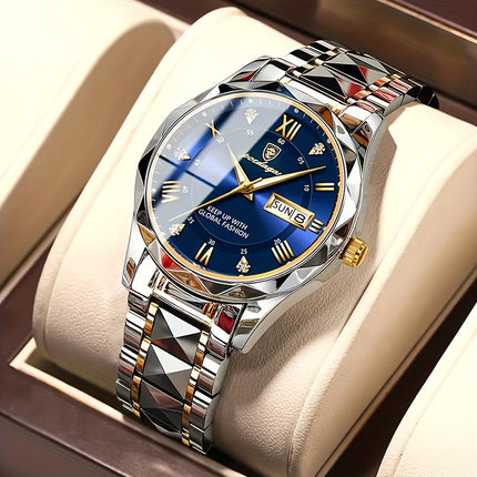 Two Piece Men's Casual Business Luminous Quartz Watches
