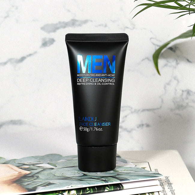Skincare Facial Cleansing Men's Scrub Cleanser 50g Hover Image