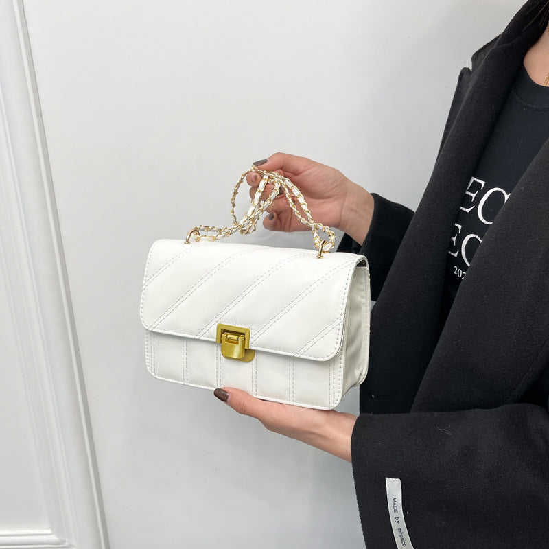 Niche Texture Western Style Shoulder Messenger Bag Small Square Bag