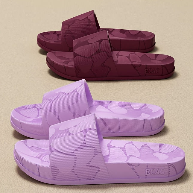 ECAC Womens EVA Slide Sandals Lightweight Cushioned Indoor