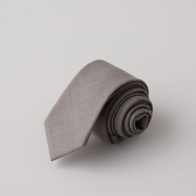 Korean Style Retro Light Color Hong Kong Style Tie