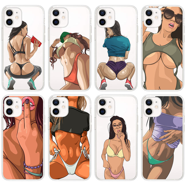 Sexy Beauty Phone Case Fashion Personalized Print Mobile Phone Case Hover Image