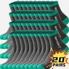 40pcs (20pairs) Dark Gray / One-size