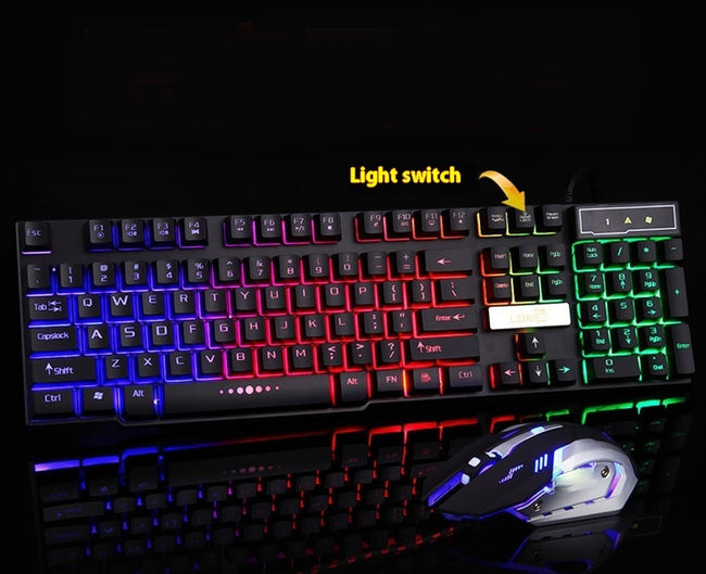 Industry gaming keyboard glowing usb cable gaming keyboard Main Image
