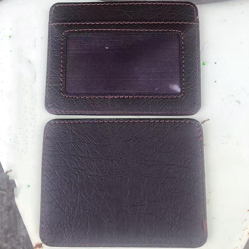 High-end Top Layer Men's Genuine Leather Certificate Holder